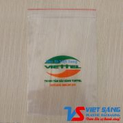 Túi zipper viettel - Bao Bì Việt Sang - Công Ty TNHH Sản Xuất Bao Bì Việt Sang